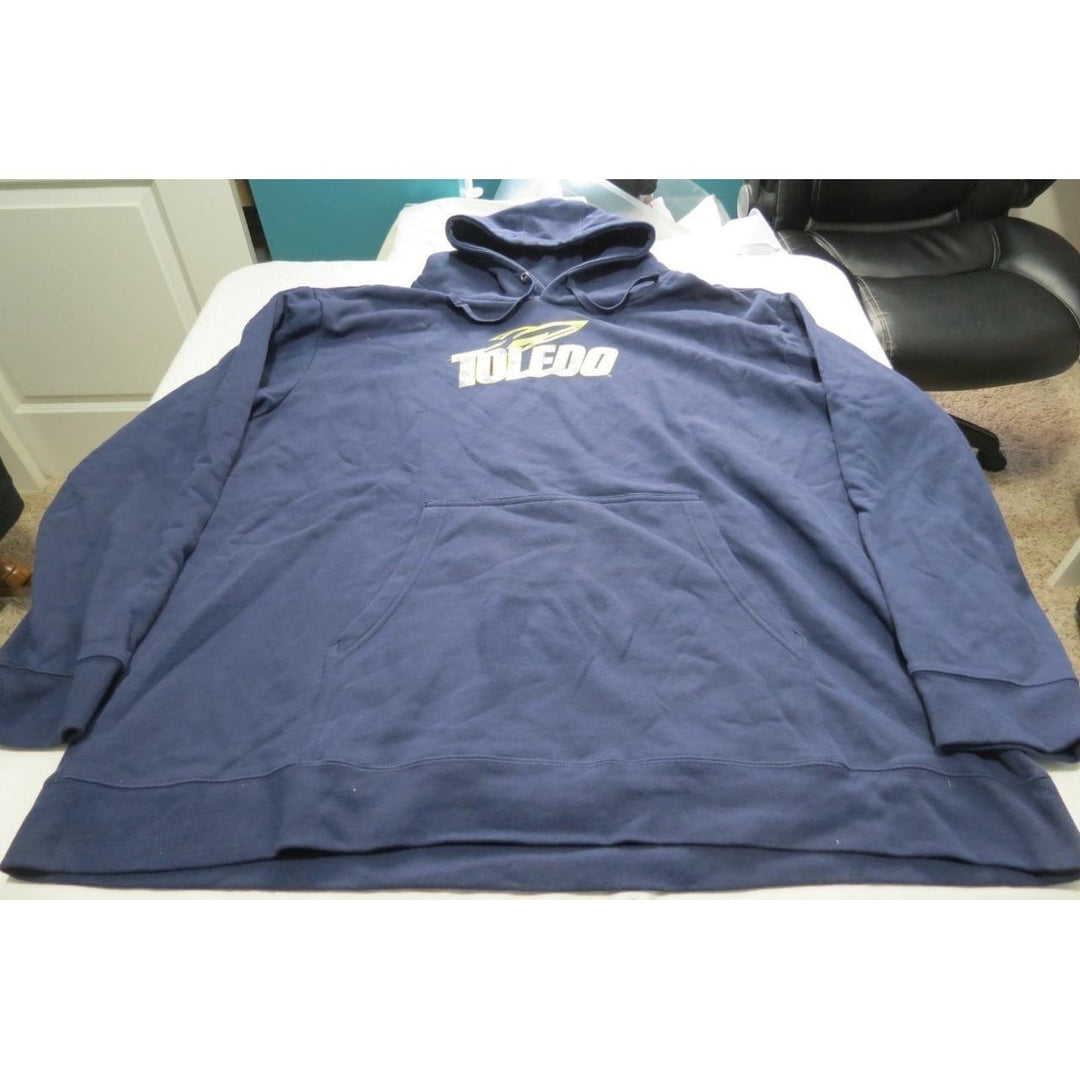 Toledo Rockets Mens Size 4XL 4XLarge Blue Hoodie Image 1