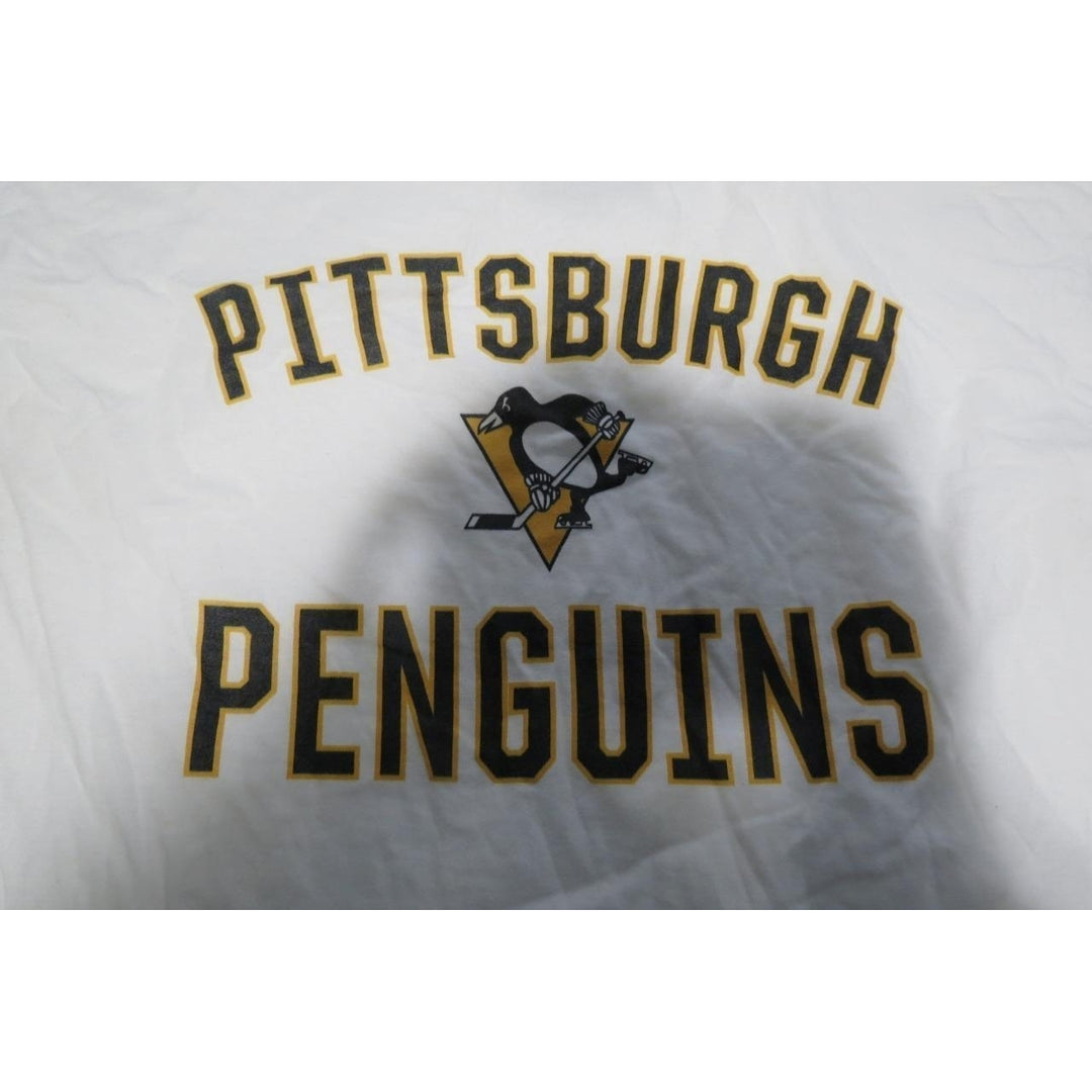 Pittsburgh Penguins Mens Size 2XL-Tall 2XLarge-Tall White Long Sleeved Shirt Image 3