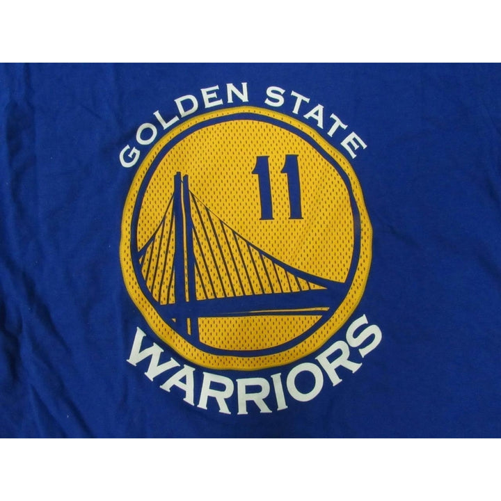 Golden State Warriors 11 Klay Thompson Mens Size S Small Adidas Blue Shirt Image 3