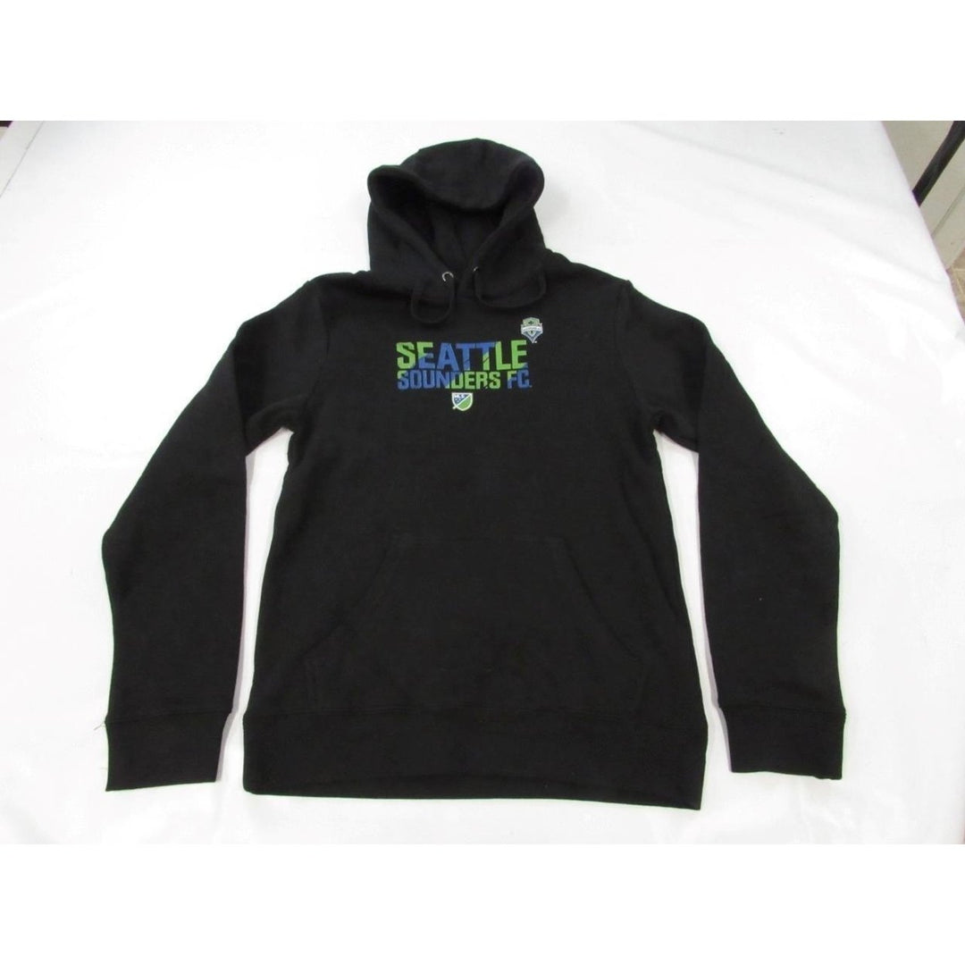 Seattle Sounders FC Mens Size S Small Black Hoodie Image 1