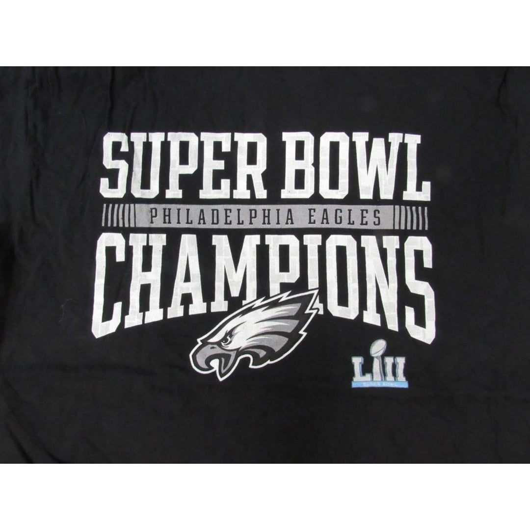 Philadelphia Eagles Superbowl Champions Mens Size M Medium Black Shirt Image 3