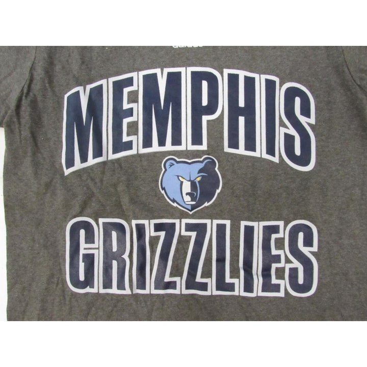 Memphis Grizzlies Mens Size S Small Gray Adidas Shirt Image 3