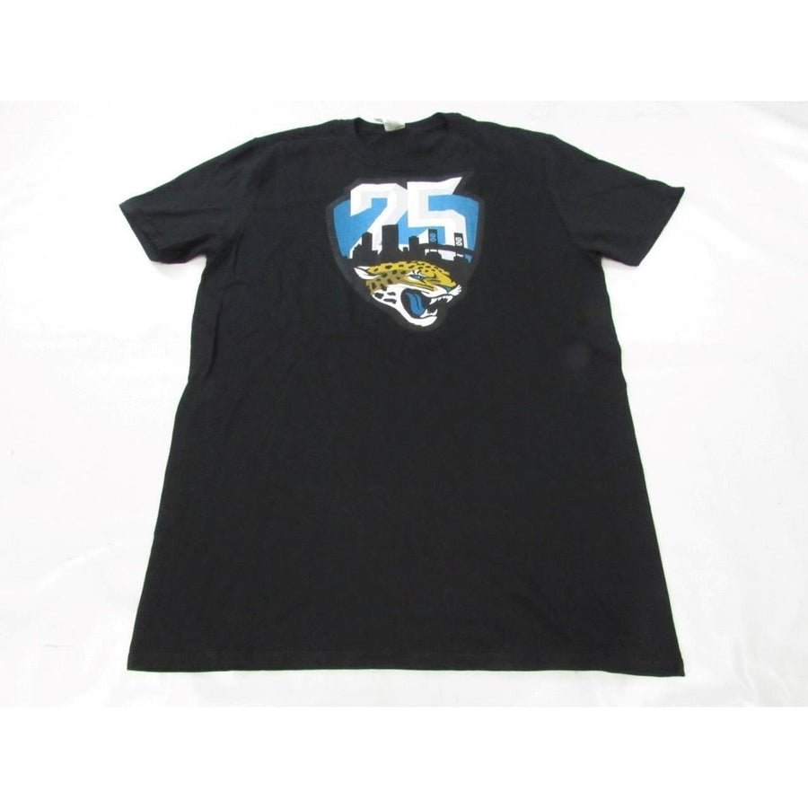 Jacksonville Jaguars 25 DErnest Johnson Mens Size M Medium Black Shirt Image 1