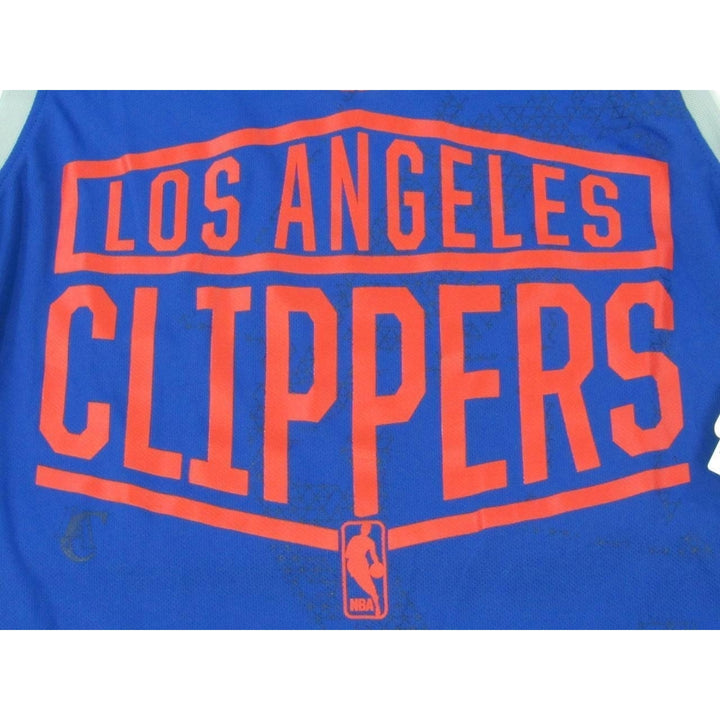 Los Angeles Clippers Mens Size M Medium Adidas Blue Climalite Tank Shirt 35 Image 3