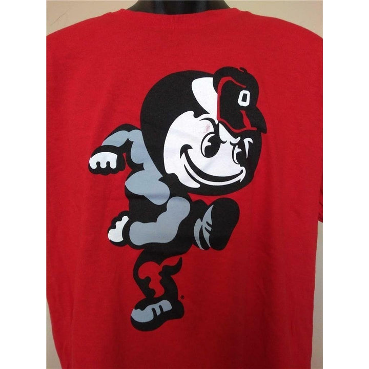 Minor Flaws Ohio State Buckeyes Mens Size L Large Red Shirt Image 2