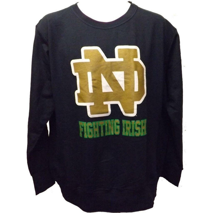 Notre Dame Fighting Irish Womens Size 2XLarge 2XL Blue Sweatshirt Image 1