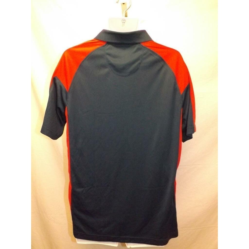 US Army USA Mens Size L Large Navy Blue w/ Red Polo Shirt Image 3