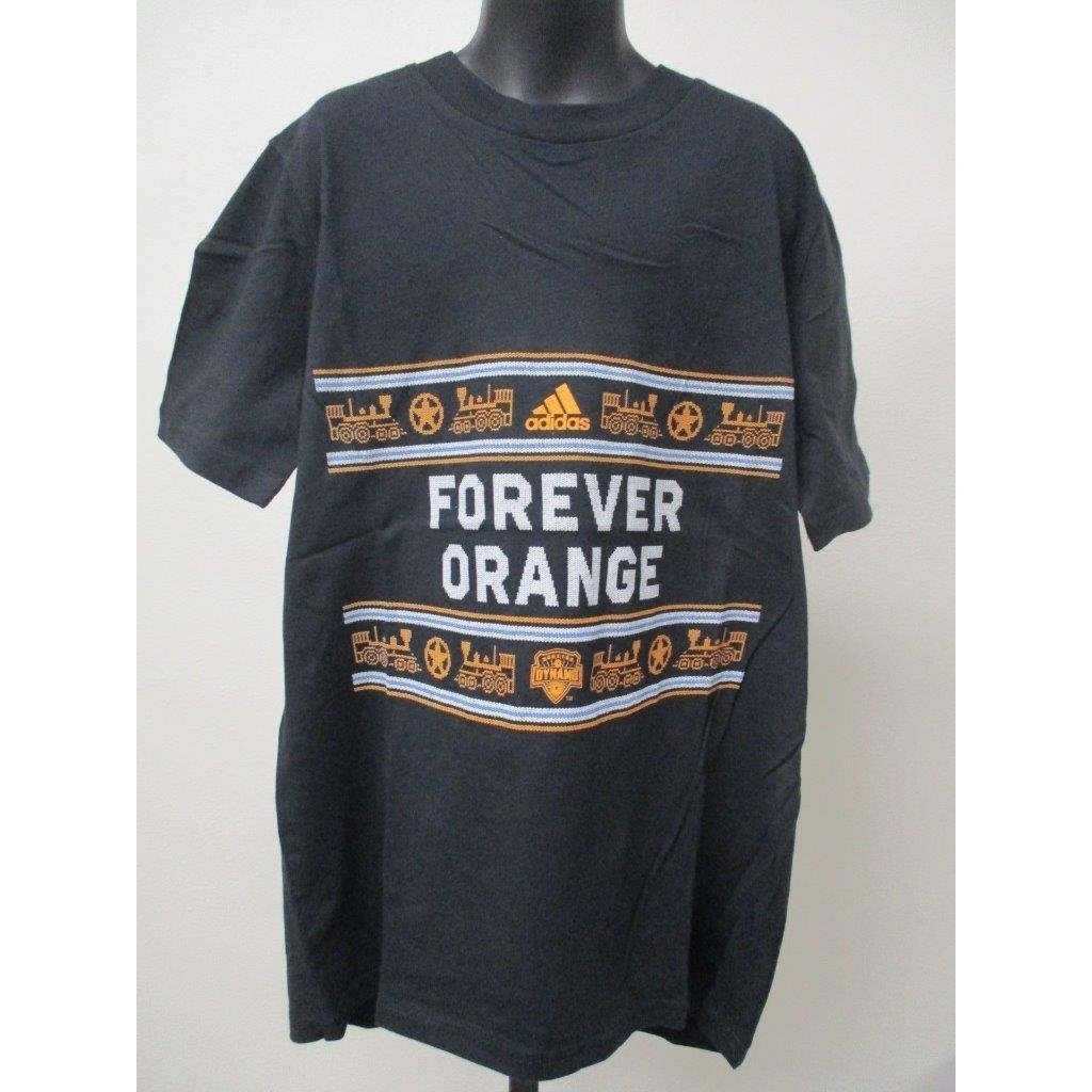 MLS Houston Dynamo Kids M Medium 5/6 Black T-Shirt MSRP 18 Image 1