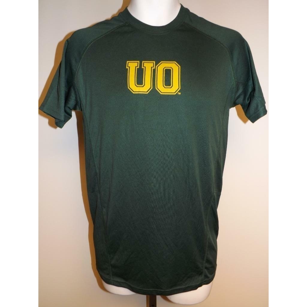 Oregon Ducks Mens Size S Small Performance Polyester Green Shirt Image 1