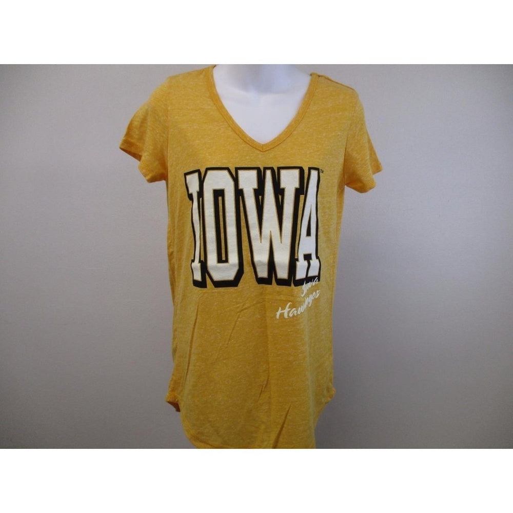 Iowa Hawkeyes Womens Size M Medium V-Neck Shirt MSRP 24 Image 2