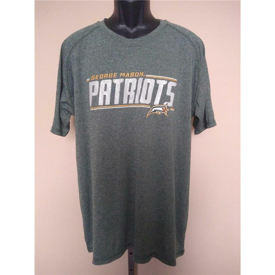 George Mason Patriots Mens Size L Green Rivalry Threads Athletic Shirt Image 1