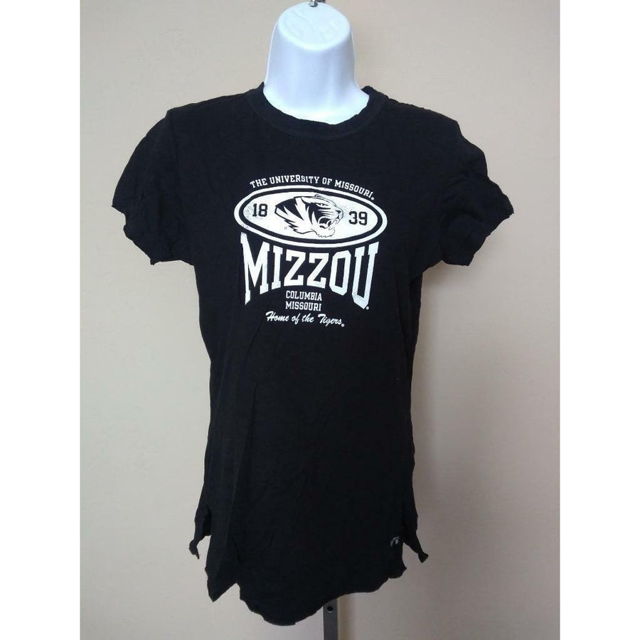 Missouri Tigers Womens Size M Medium Black Russell Shirt Image 1