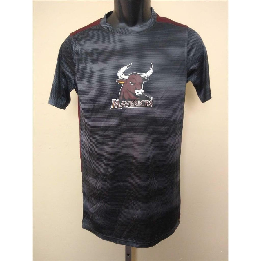 Colorado Mesa Mavericks Mens Size S Black/Maroon Russell Athletic Shirt Image 1