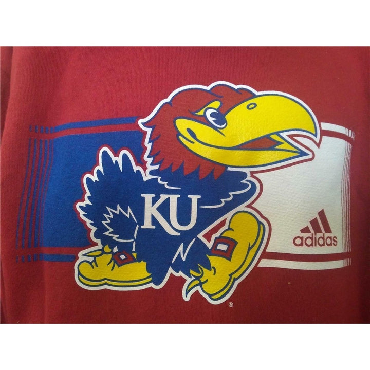 Minor Flaws Kansas Jayhawks Youth Size XL 18 Red Hoodie Image 2