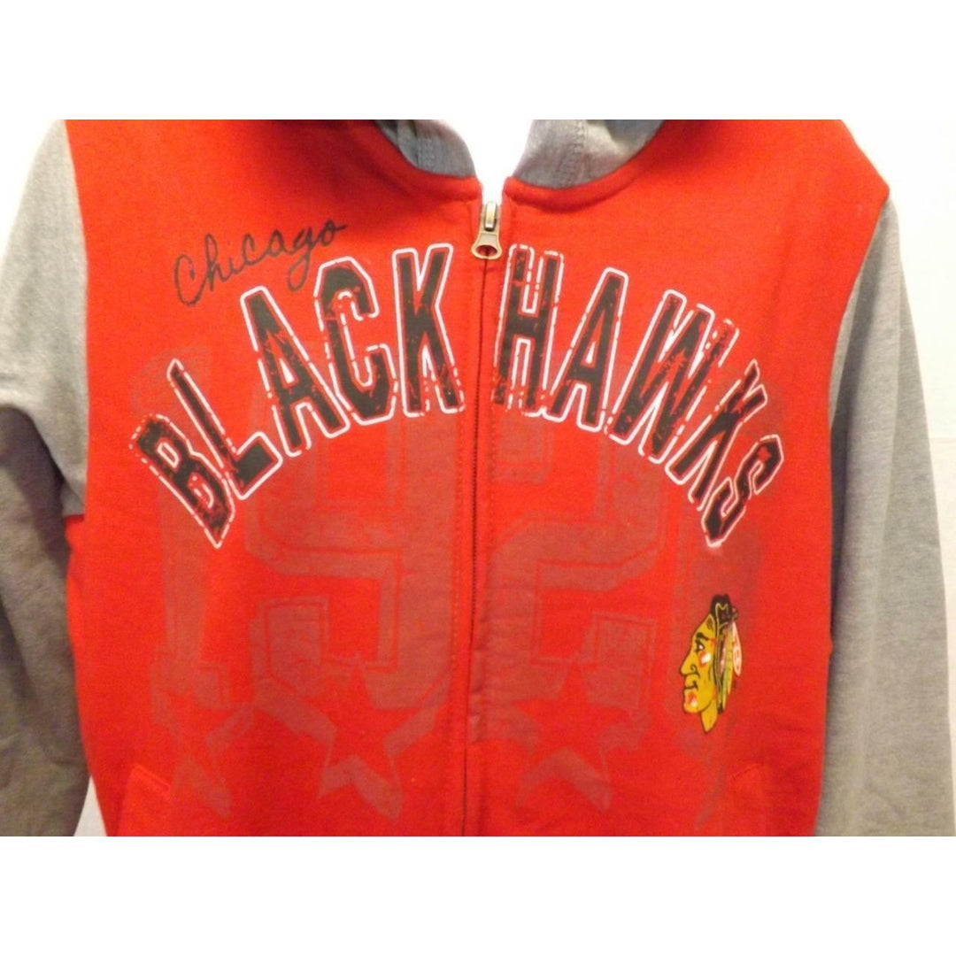 Chicago Blackhawks Womens Size L Large Full-Zip Jacket Hoodie 40 Image 2