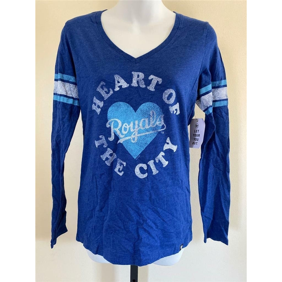 Kansas City Royals Womens Size S Small Blue Shirt Image 1