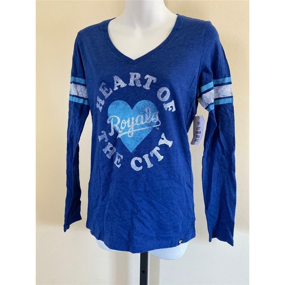 Kansas City Royals Womens Size S Small Blue Shirt Image 2