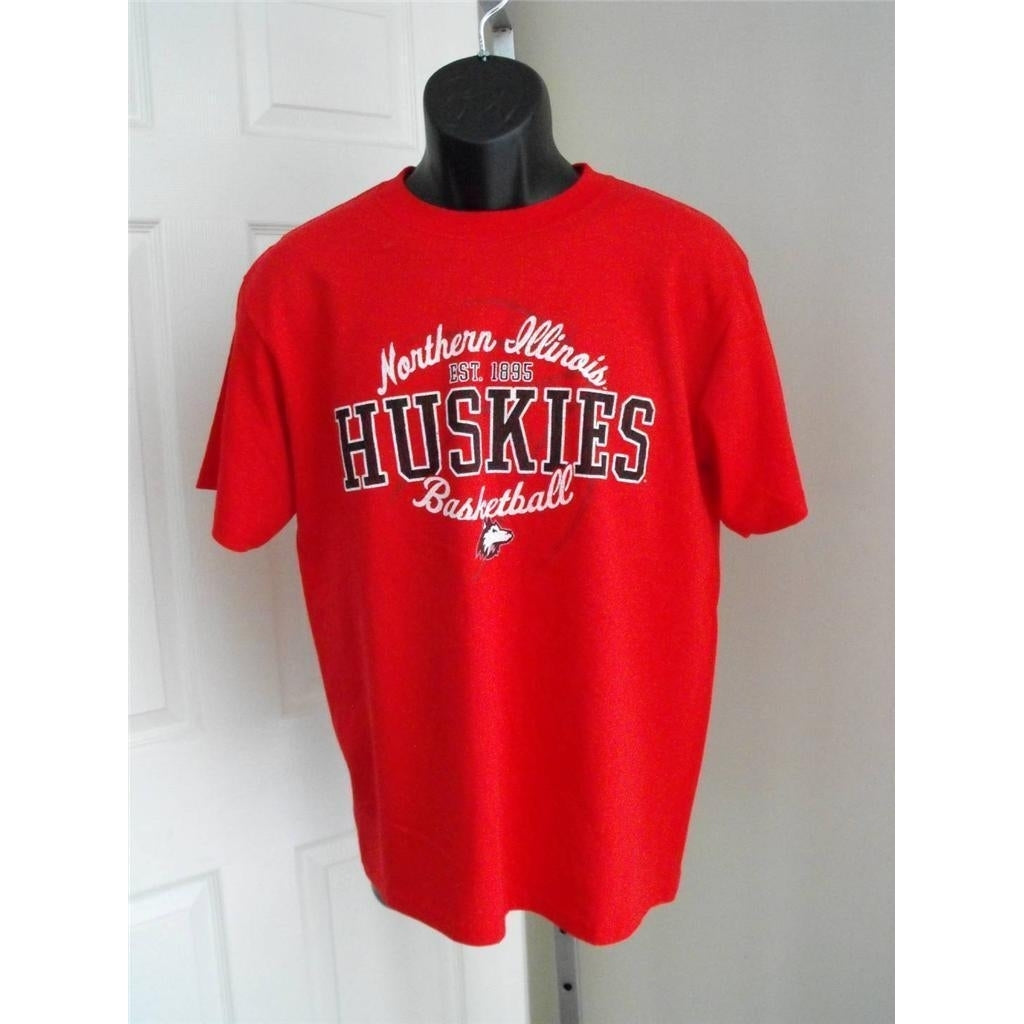 - NORTHERN ILLINOIS HUSKIES MENS MEDIUM (M) T-SHIRT Image 1