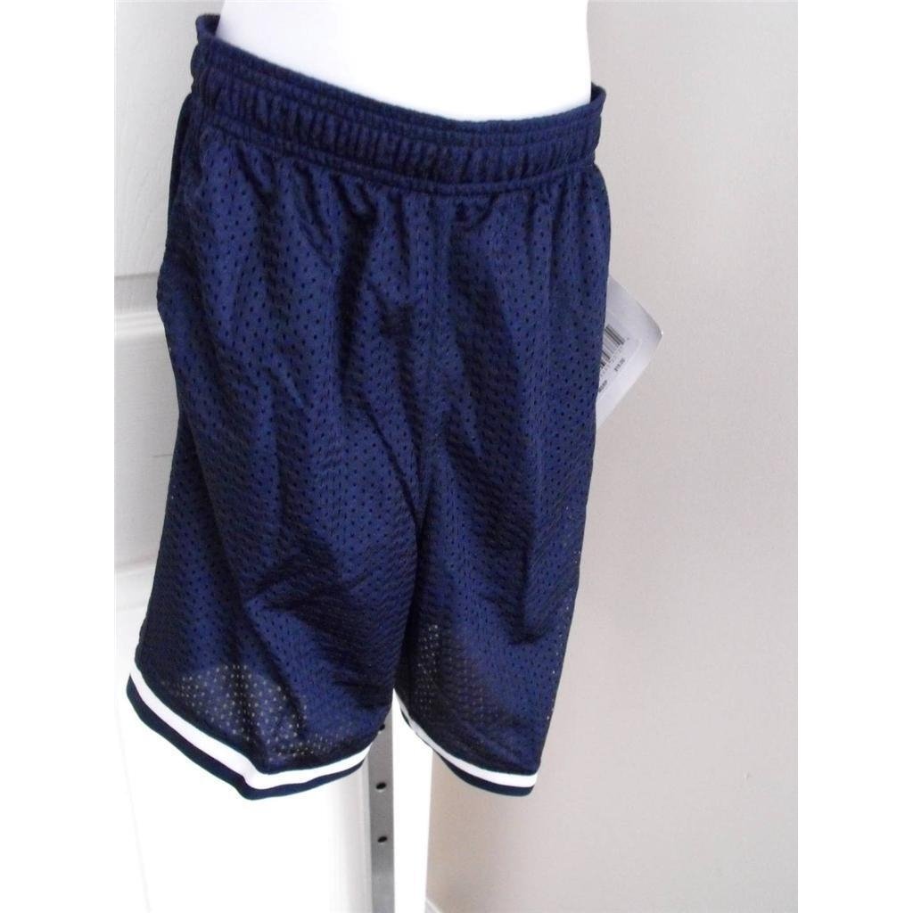 Dark Blue Mesh Collegiate Kids XLarge (7X) Shorts Image 1