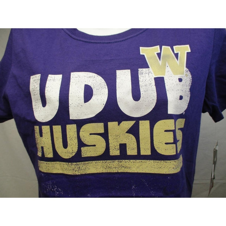 Washington Huskies Womens Size XL X-Large Purple Nike Slim Fit Shirt 20 Image 2