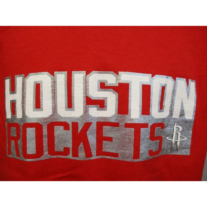 Houston Rockets 12 Dwight Howard Youth Size 14/16 Large L Majestic Red Shirt 22 Image 4