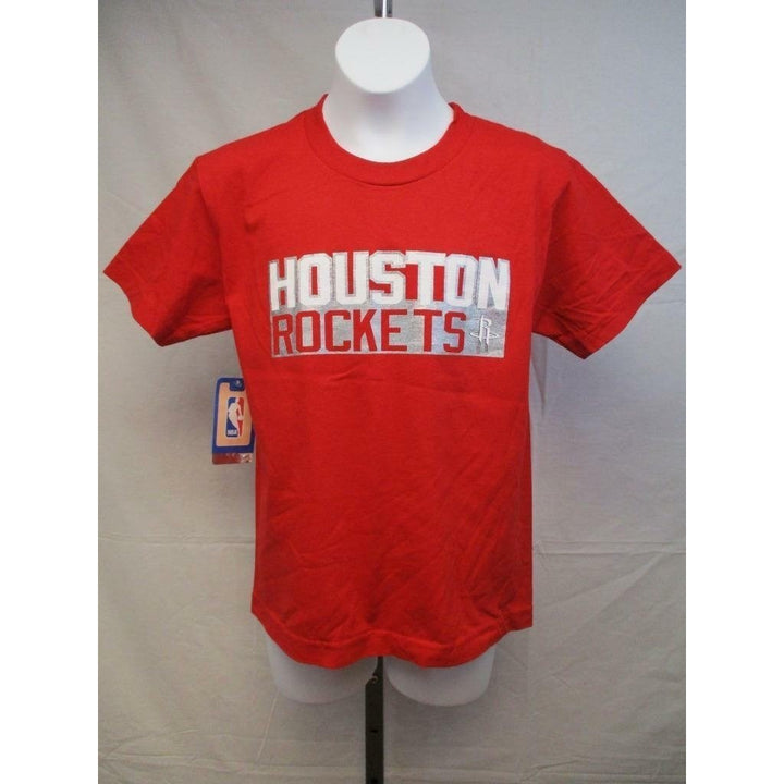 Houston Rockets 12 Dwight Howard Youth Size 14/16 Large L Majestic Red Shirt 22 Image 4