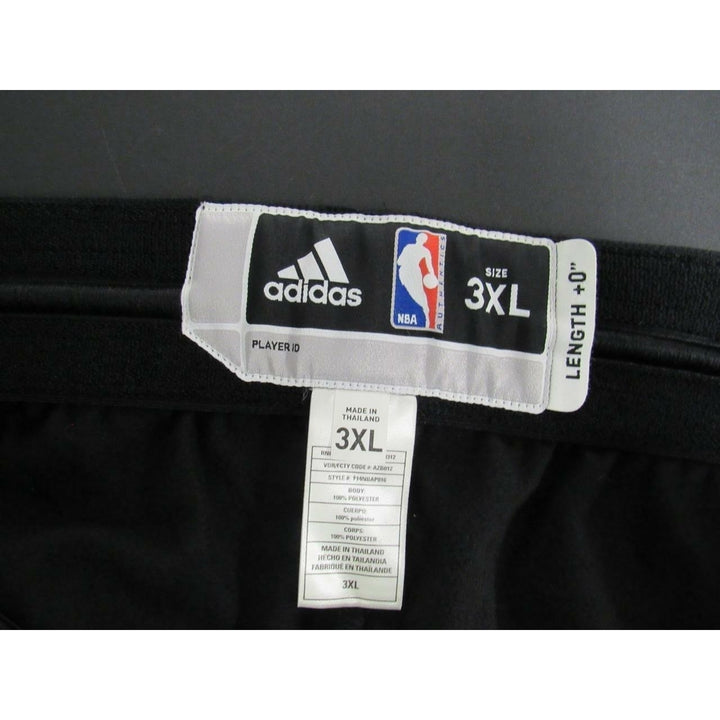 Miami Heat Mens Size 3XL 3XLarge Black Adidas Team Sweat Pants Image 2