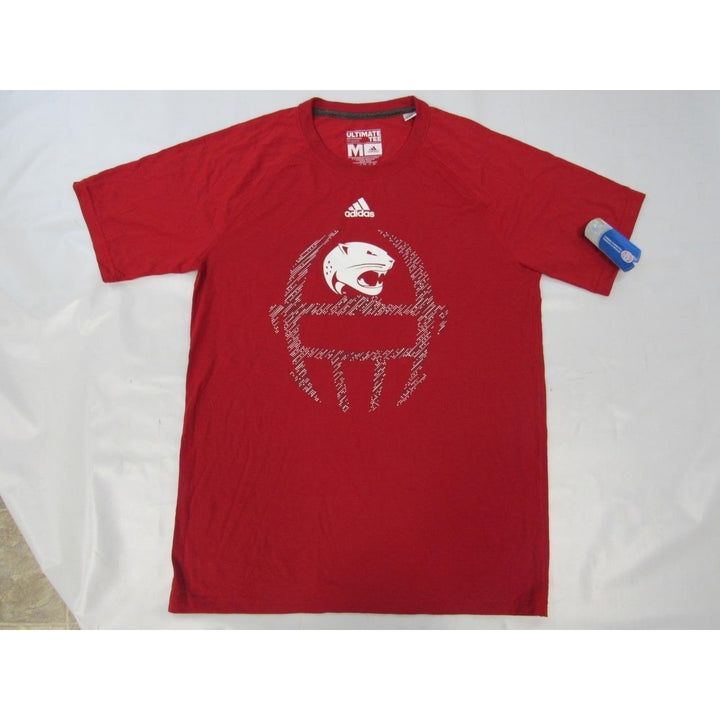 South Alabama Jaguars Football Mens Size M Medium Adidas Red Shirt Image 2