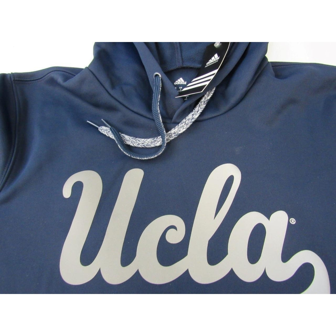 UCLA Bruins Mens Size L Large Adidas Polyester Blue Hoodie Image 2