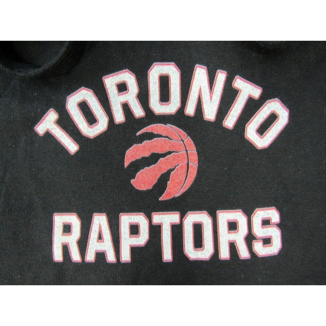 Toronto Raptors Mens Size S Small Black Hoodie Image 3