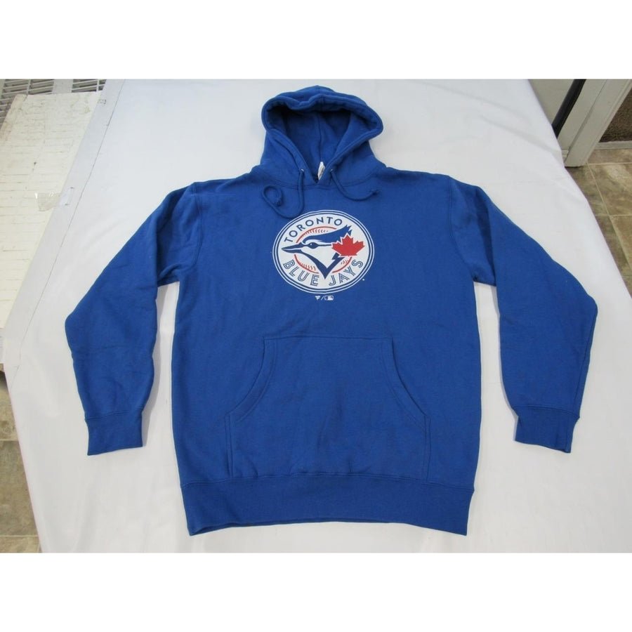 Toronto Blue Jays Mens Size M Medium Blue Hoodie Image 1