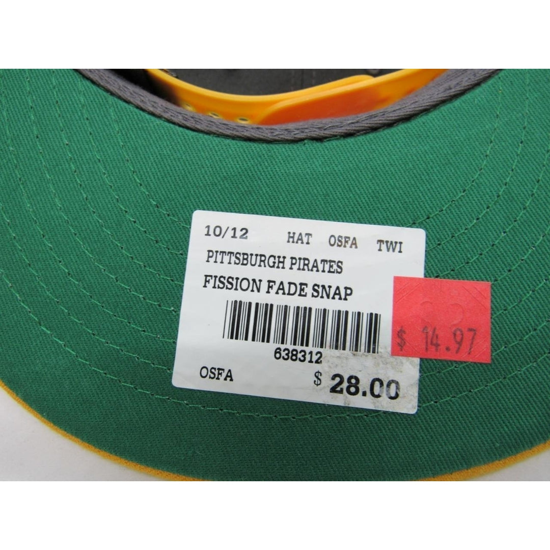 Pittsburgh Pirates 47 Brand Grey/Yellow Snapback OSFA 28 Image 4