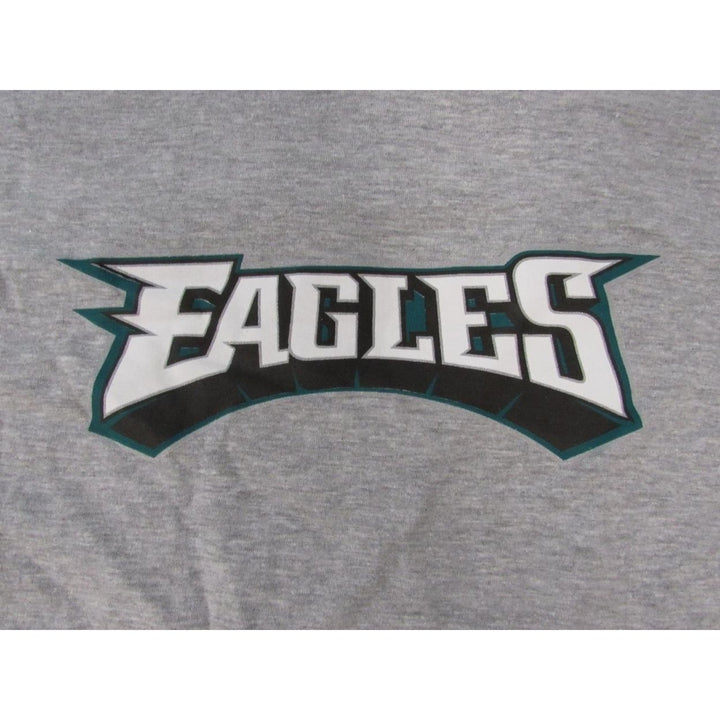 Philadelphia Eagles Mens Size 2XL 2XLarge Gray Long Sleeved Shirt Image 3