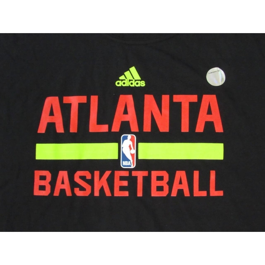 Atlanta Hawks Mens Size 4XL-Tall Black Adidas Climalite Tank Top Shirt Image 3