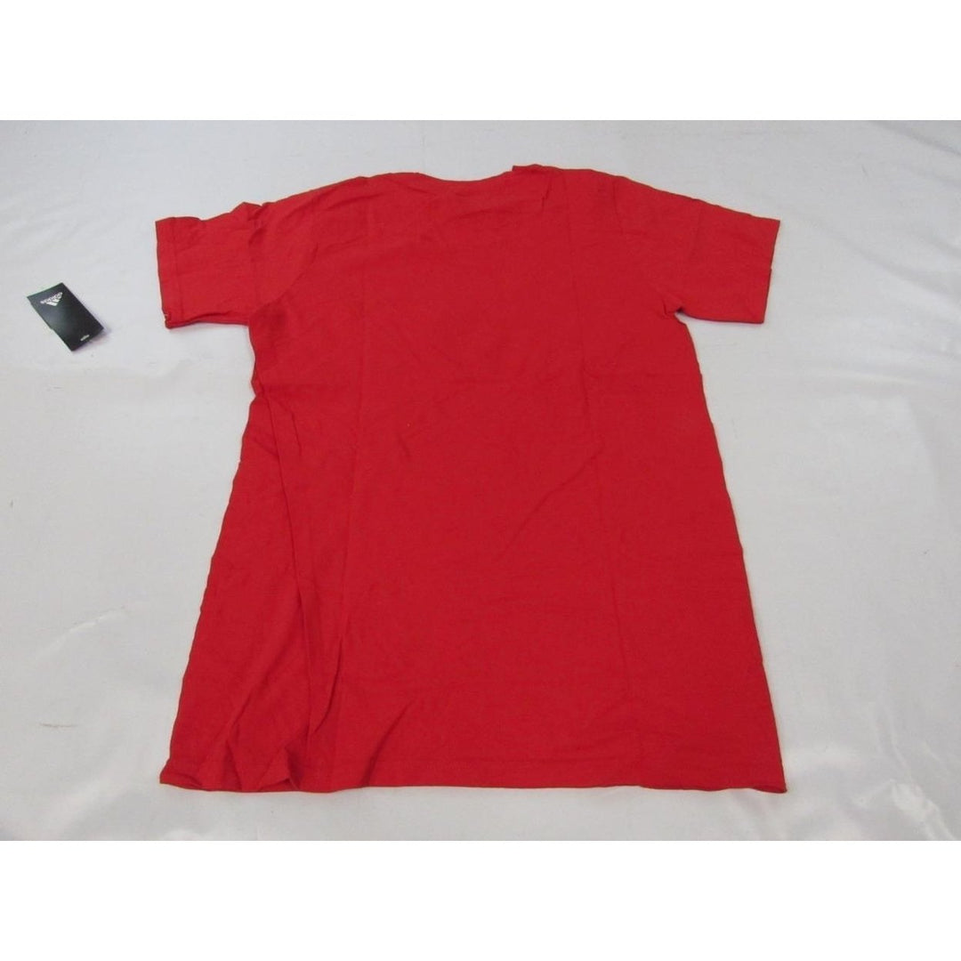 Chicago Bulls Mens Size S Small Adidas Red Shirt Image 4