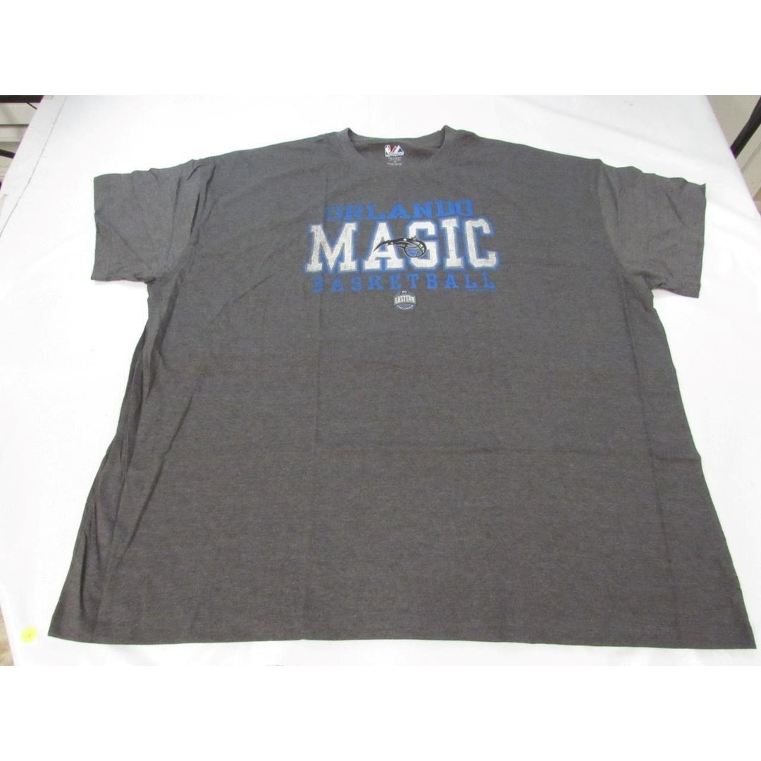 Orlando Magic Mens Size 6XL Gray Majestic Shirt Image 4