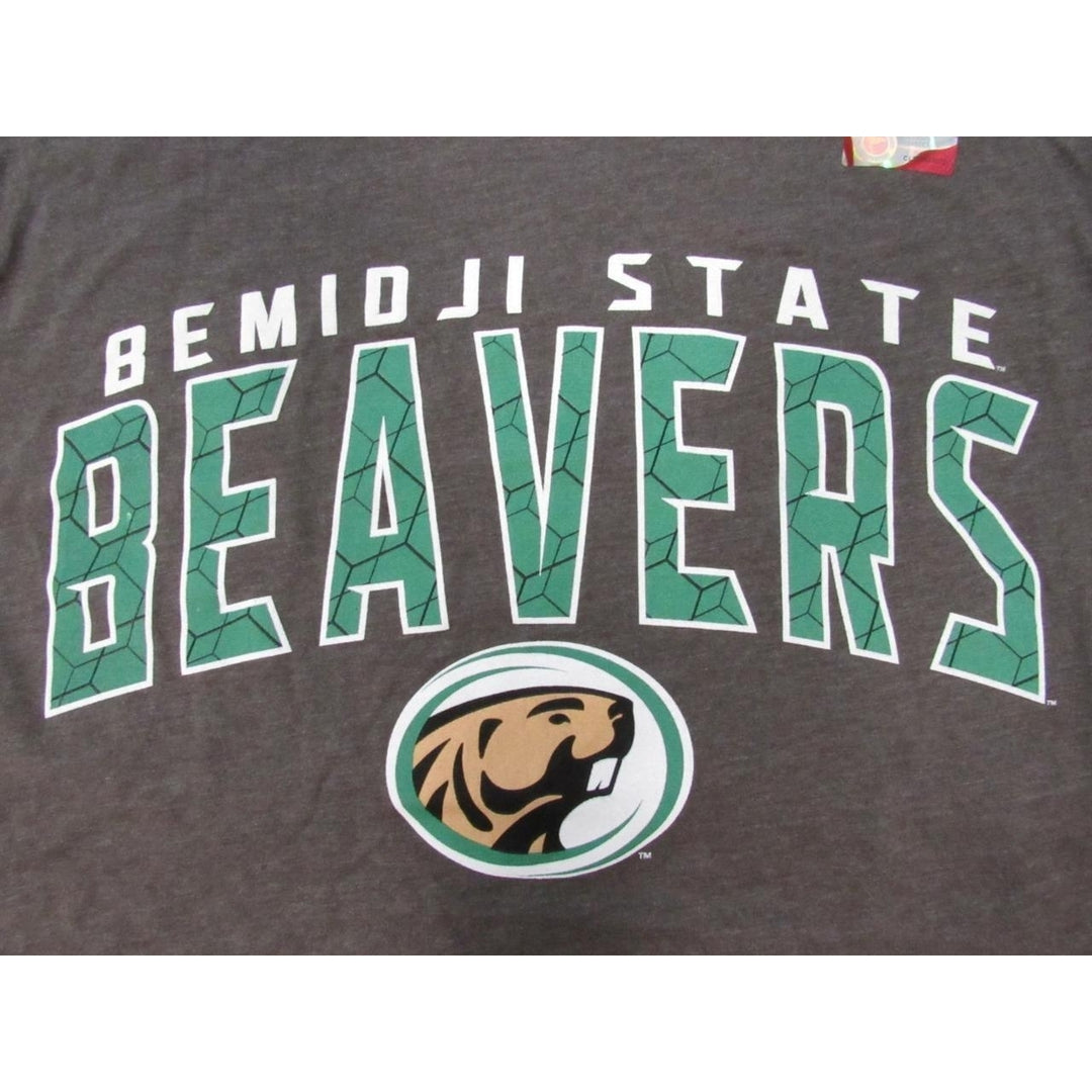 Bemidji State Beavers Mens Size S Small Gray Soft Shirt Image 3