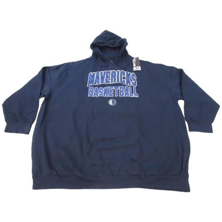 Dallas Mavericks Mens Size 6XL 6XLarge Blue Majestic Hoodie Image 1