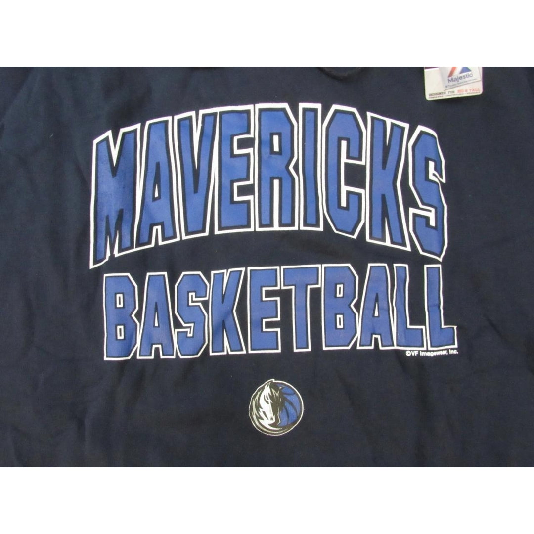 Dallas Mavericks Mens Size 6XL 6XLarge Blue Majestic Hoodie Image 2