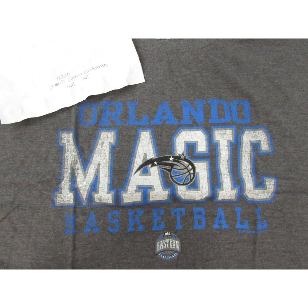 Orlando Magic Mens Size 6XL Gray Majestic Shirt Image 4