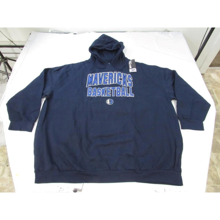 Dallas Mavericks Mens Size 6XL 6XLarge Blue Majestic Hoodie Image 4