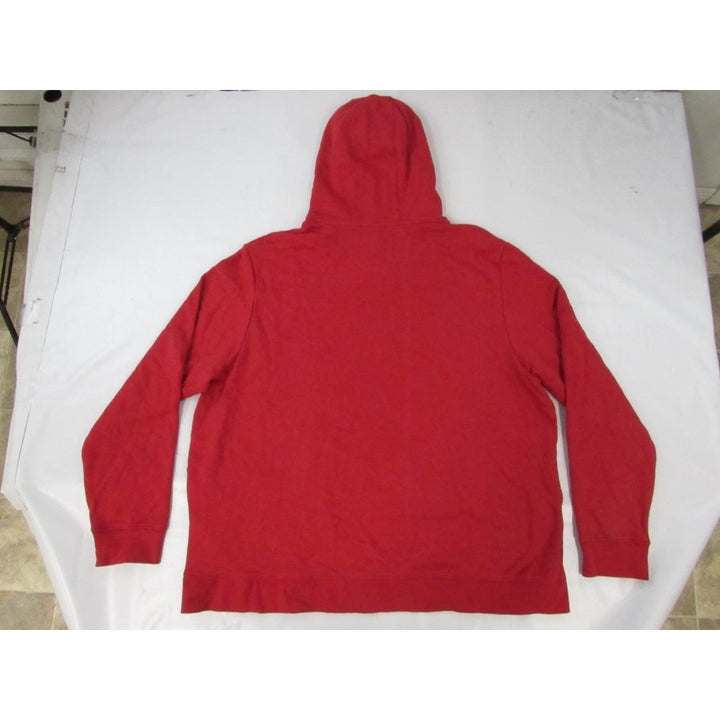 Temple Owls Mens Size 3XL 3XLarge Red Hoodie Image 2