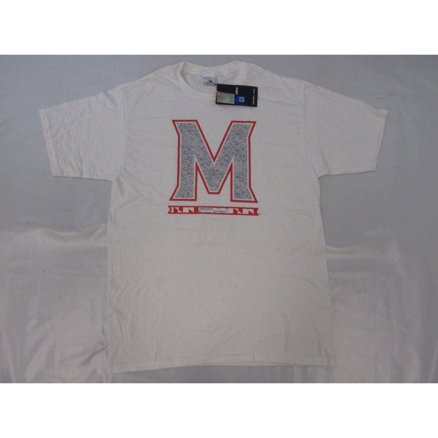 University of Maryland Terrapins Mens Size M Medium White Shirt Image 1