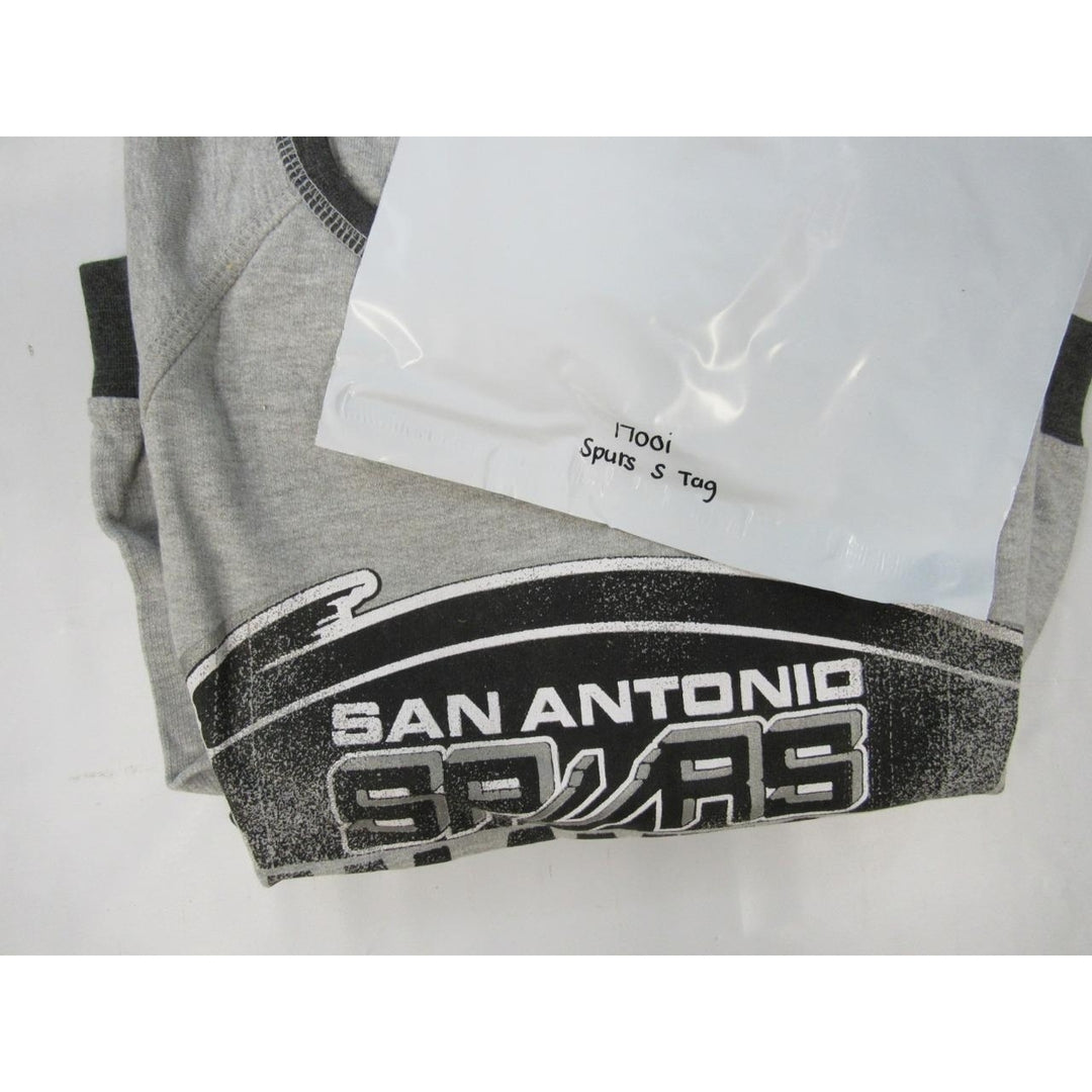 San Antonio Spurs Youth Size S Small Gray Light Weight Sweatshirt Image 4