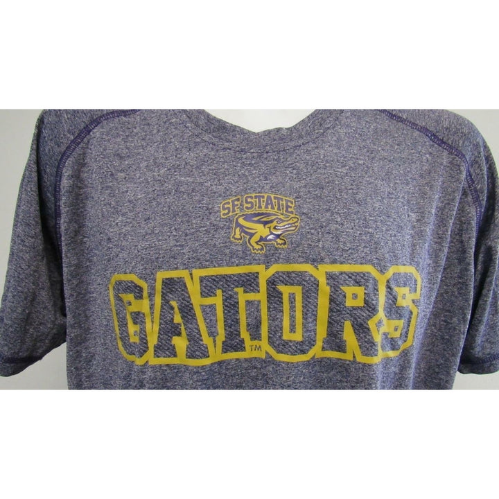 San Francisco State Gators Mens Size L Large Polyester Performance Shirt Image 3