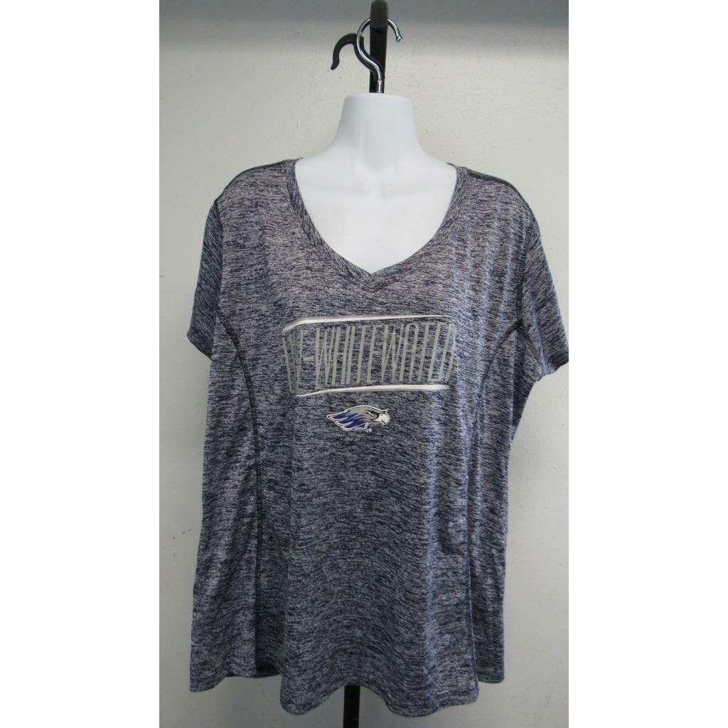 Wisconsin Whitewater Warhawk Womens Size 2XL 2XLarge Russell Athletic Shirt Image 1