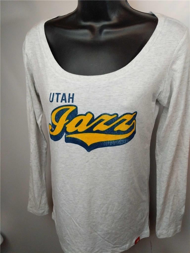 Utah Jazz Womens Size M Medium Long Sleeve Soft Shirt 35 Image 2