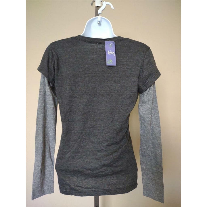 Womens Size S Small Gray Touch By Alyssa Milano Shirt Image 3