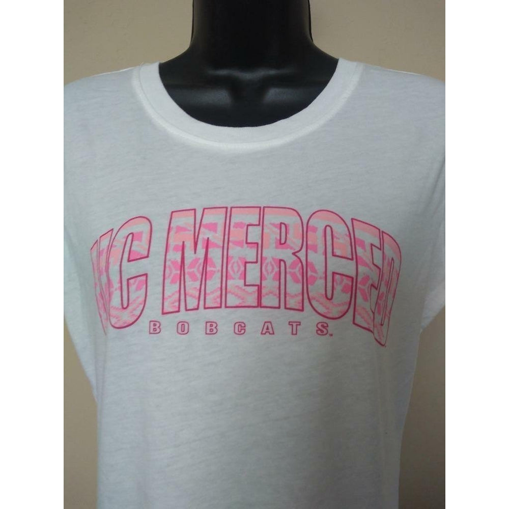 UC Merced Bobcats Womens Size M Medium Yellow Russell Shirt Image 2