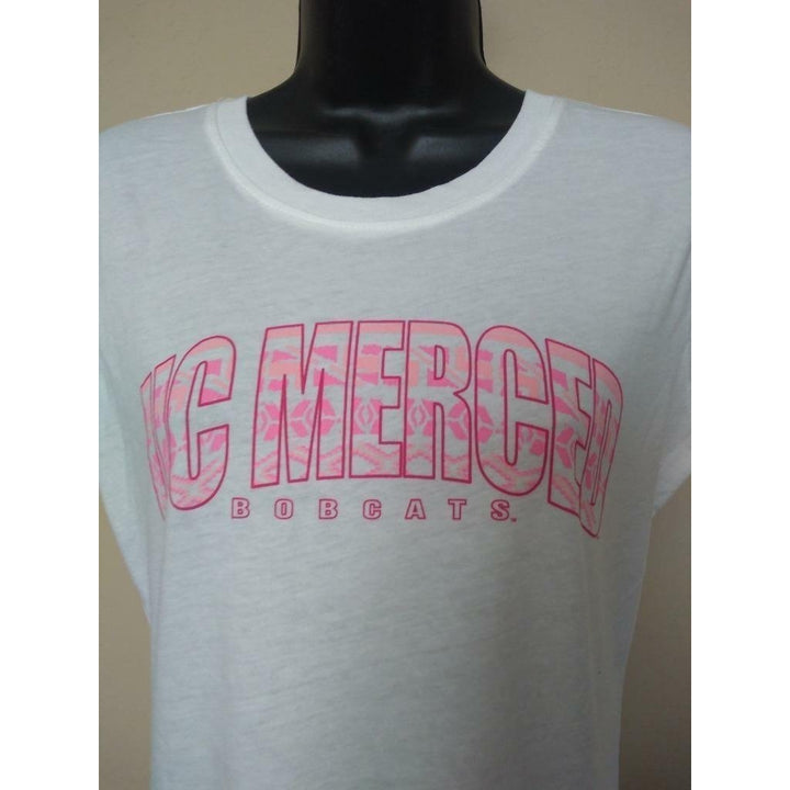 UC Merced Bobcats Womens Size M Medium Yellow Russell Shirt Image 2